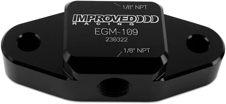 Improved Racing Gen III & IV LS Engine Oil Cooler Bypass Cover (2x 1/8" NPT Ports)… - Image 4